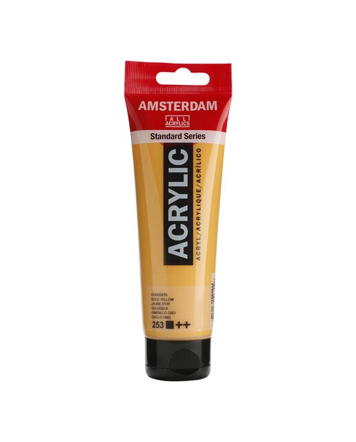 Imagem 0 de Tubo de Tinta Acrílica, 120 ml - Amarelo Dourado