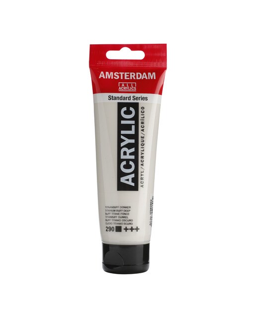 Imagem 0 de Tubo de Tinta Acrílica, 120 ml - Buff Titânio Escuro