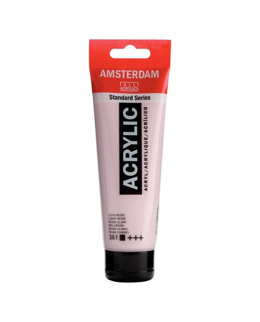 Tubo de Tinta Acrílica, 120 ml - Rosa Claro Rosa-claro-1