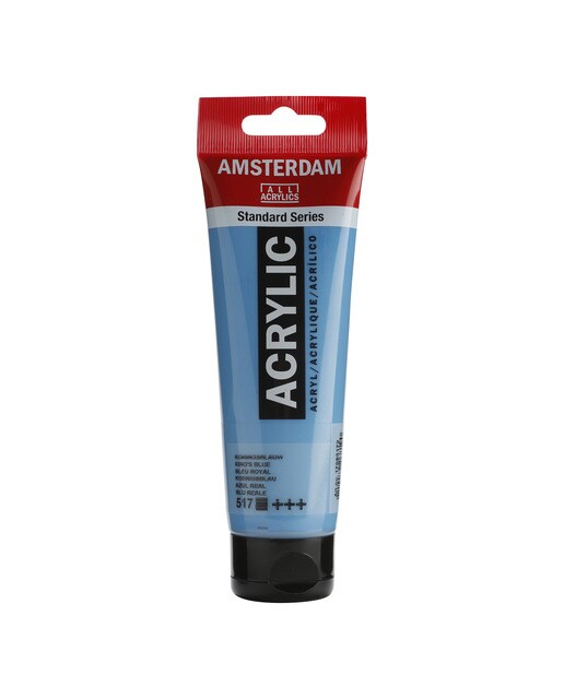 Tubo de Tinta Acrílica, 120 ml - Azul Real 1
