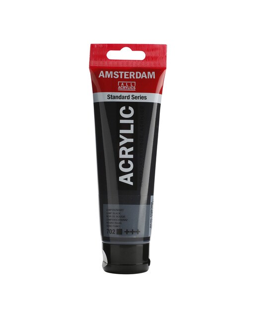 Tubo de Tinta Acrílica, 120 ml - Preto Bujía Opaco 1