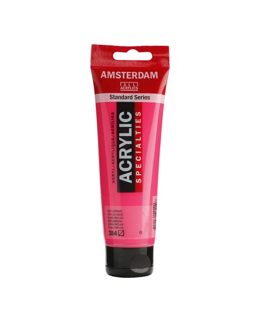 Tubo de Tinta Acrílica, 120 ml - Rosa Reflex 1