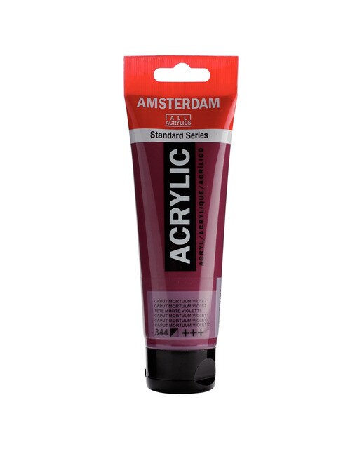 Tubo de Tinta Acrílica, 120 ml - Caput Mortuum Violeta 1