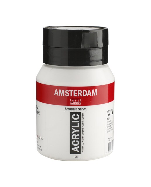 Tubo de Tinta Acrílica 500 ml - Branco Titânio 1