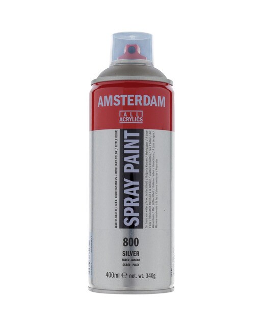 Imagem 0 de Spray de Tinta Acrílica, 400 ml - Prateado