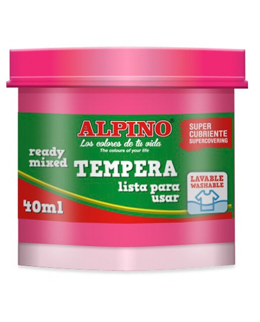 1 Frasco de Têmpera Magenta 40 ml, Alpino Magenta 1