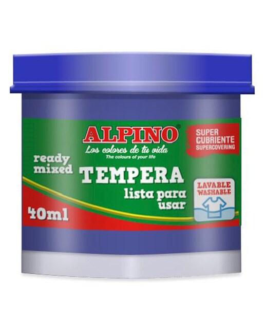 1 Frasco de Têmpera Azul Ultramar 40 ml, Alpino Azul Ultramar 1