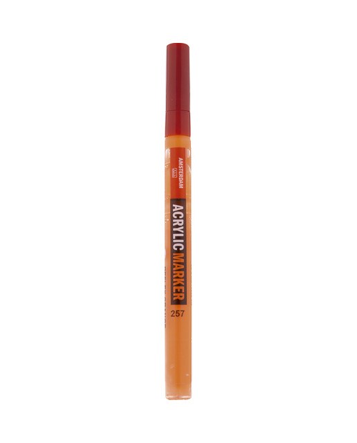 Imagem 0 de Caneta de Feltro de Tinta Acrílica 2 mm de Grossura - Laranja Reflex