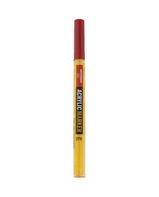Imagem 0 de Caneta de Feltro de Tinta Acrílica, 2 mm de Grossura - Amarelo Azo Escuro
