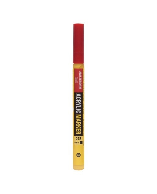 Marcador de Tinta Acrílica com Ponta de 2 mm - Amarelo Primário Amarelo primário-1