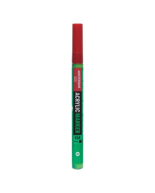 Marcador de Tinta Acrílica com Ponta de 2 mm - Verde Permanente Claro Verde-1