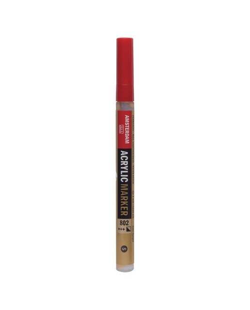 Imagem 0 de Marcador de tinta acrílica ponta de 2 mm Amesterdão ouro claro