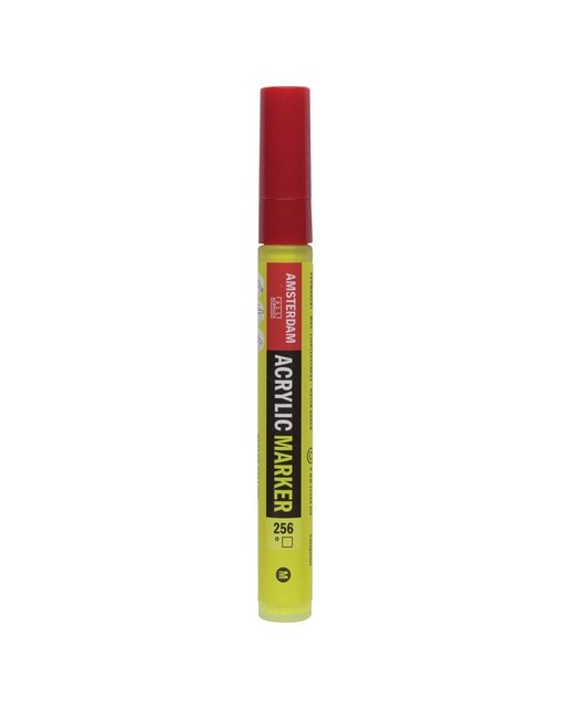 Marcador de Tinta Acrílica com Ponta de 4 mm - Amarelo Reflex Amarelo-1