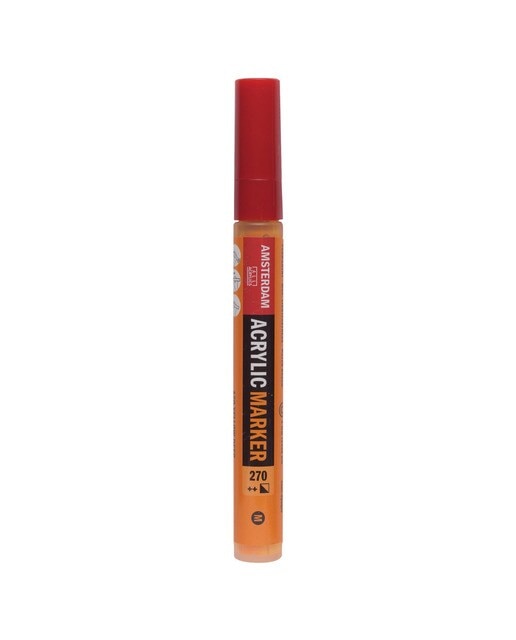 Marcador de Tinta Acrílica com Ponta de 4 mm - Amarelo Azo Escuro Amarelo-1