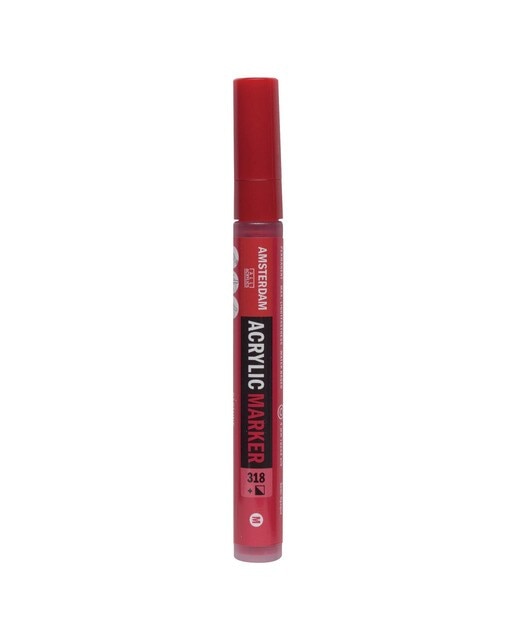 Marcador de Tinta Acrílica com Ponta de 4 mm - Carmim Carmim-1
