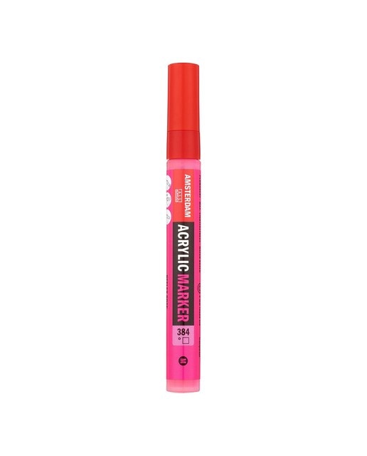 Marcador de Tinta Acrílica com Ponta de 4 mm - Rosa Reflex Rosa-1