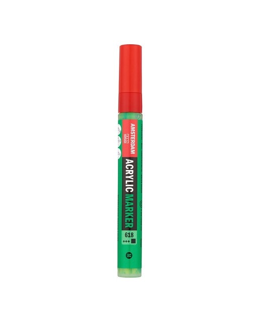 Marcador de Tinta Acrílica com Ponta de 4 mm - Verde Permanente Claro Verde-1