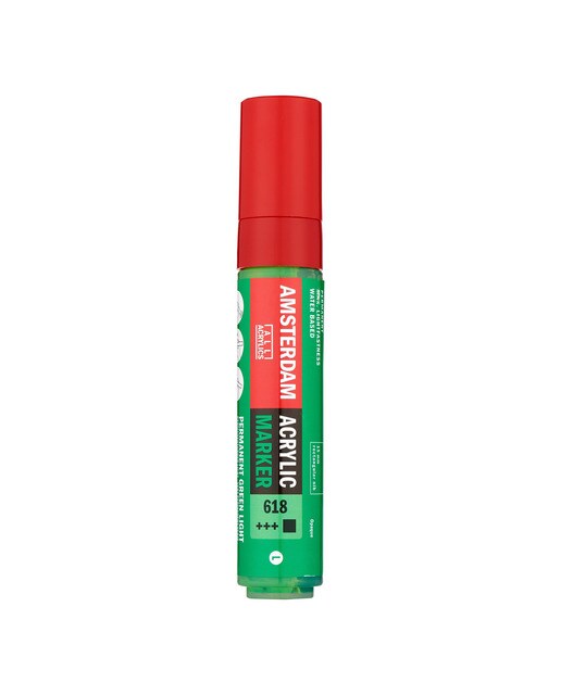 Marcador de Tinta Acrílica com Ponta de 15 mm - Verde Permanente Claro Verde-1