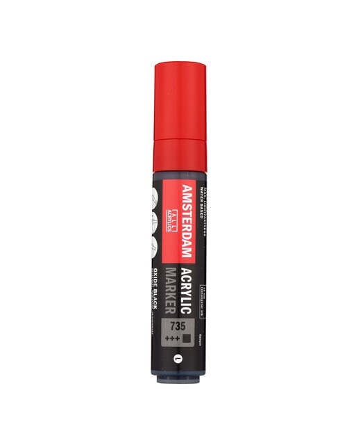 Marcador de Tinta Acrílica com Ponta de 15 mm - Preto Óxido Preto-1