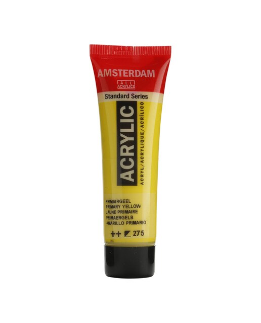 Tubo de Tinta Acrílica Amesterdão Cor de 20 ml - Amarelo Primário 1