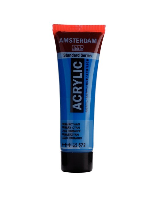 Tubo de Tinta Acrílica de 20 ml - Azul Ciano Primário Azul-1