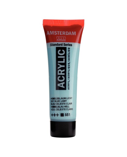 Tubo de Tinta Acrilica Amsterdam 551 Azul-celeste-1