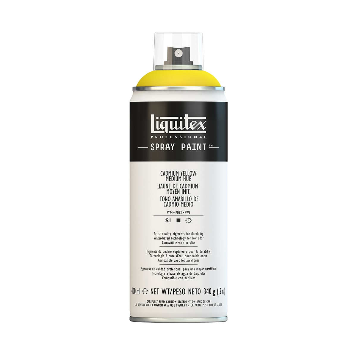 Imagem 0 de Spray de Tinta Acrílica Profisional 400ml Liquitex Amarelo Cadmio Medio