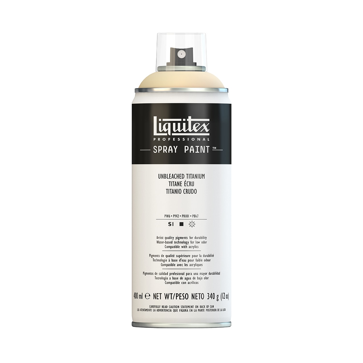 Imagem 0 de Spray de Tinta Acrílica Profissional 400ml Liquitex Titanio Cru