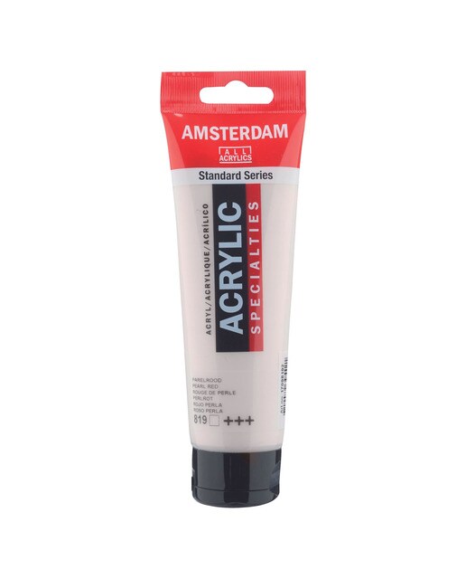 Tubo de Tinta Acrílica 120 ml - Vermelho Pérola Vermelho-Pérola-1