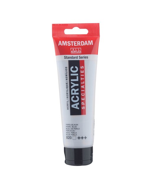 Tubo de Tinta Acrílica 120 ml - Azul Pérola Azul Pérola-1