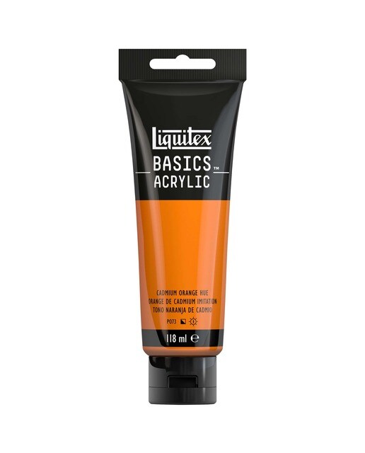 Liquitex Acrílico Basics Laranja de Cadmio 118ml 1