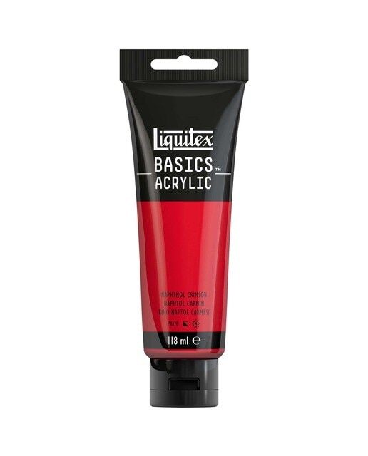 Liquitex Acrílico Basics Vermelho Naftol Carmesí 118ml 1