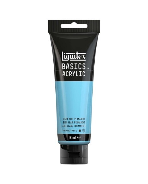 Liquitex Acrílico Basics Azul Claro Permanente 118ml 1