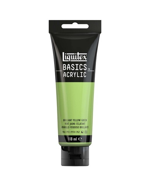 Liquitex Acrílico Basics Amarelo Verdoso Brilhante 118ml 1