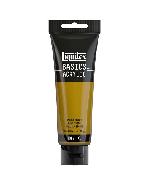 Liquitex Acrílico Basics  Amarelo Bronze 118ml 1
