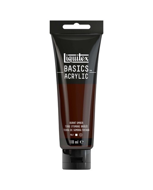 Liquitex Acrílico Basics  Terra de Sombra Tostada 118ml 1
