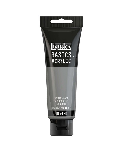 Liquitex Acrílico Basics Cinza Neutro 5 118ml 1
