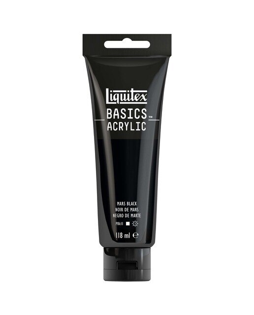 Liquitex Acrílico Basics Preto de Marte 118ml 1