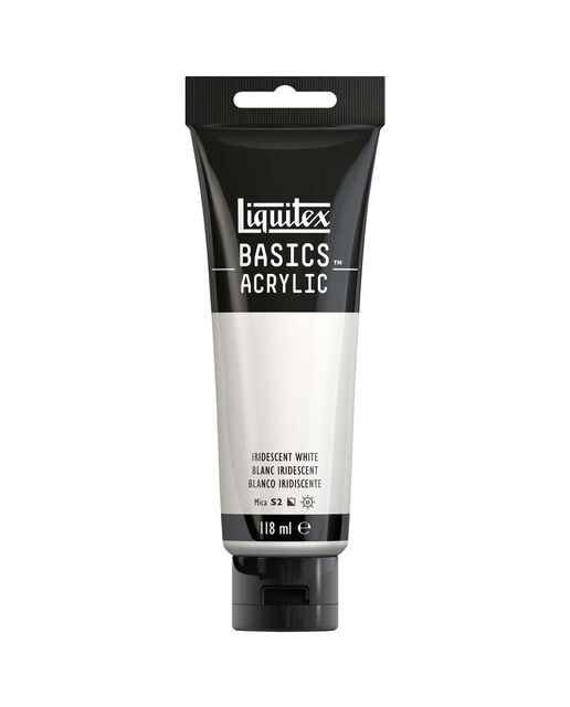 Liquitex Acrílico Basics Branco Iridiscente 118ml 1