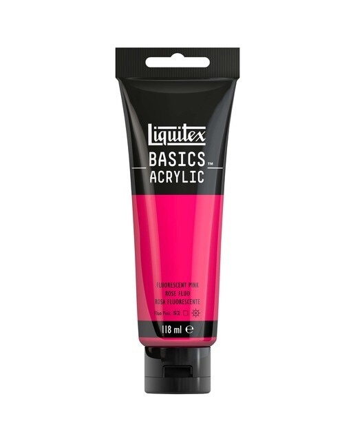 Liquitex Acrílico Basics Rosa Fluorescente 118ml 1