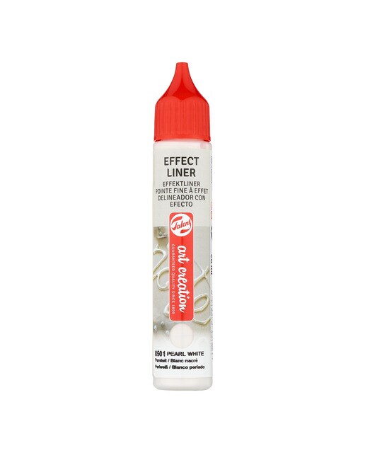 Tubo de Tinta Delineador com Efeito 28 ml - Branco Pérola Branco-1