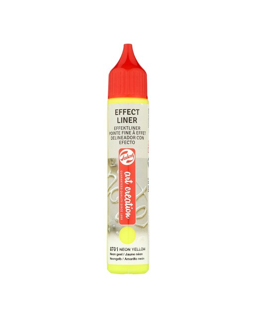 Tubo de Tinta Delineador com Efeito de 28 ml - Amarelo Néon Amarelo-néon-1