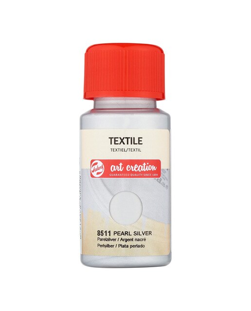 Imagem 0 de Frasco de Tinta Têxtil de 50 ml - Prateado Pérola