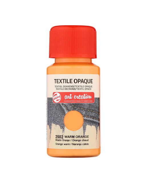 Frasco de Tinta Têxtil Opaca de 50 ml - Laranja Cálido Laranja-1