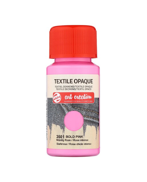 Frasco de Tinta Têxtil, 50 ml - Rosa Chiclete Intenso Rosa-1