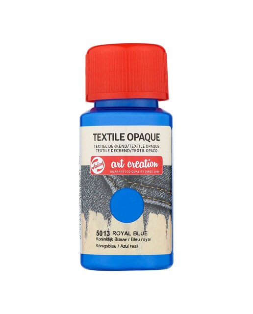 Frasco de Tinta Têxtil Opaca de 50 ml - Azul Real Azul Real-1