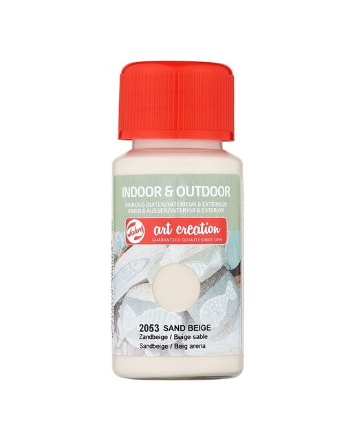 Frasco de Tinta para Interior e Exterior de 50 ml - Bege Areia Bege areia-1