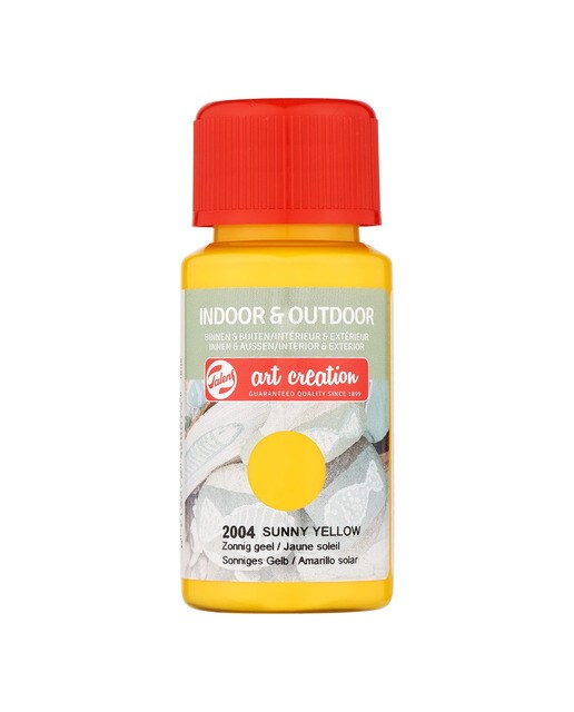 Frasco de Tinta para Interior e Exterior de 50 ml - Amarelo Sol Amarelo-1
