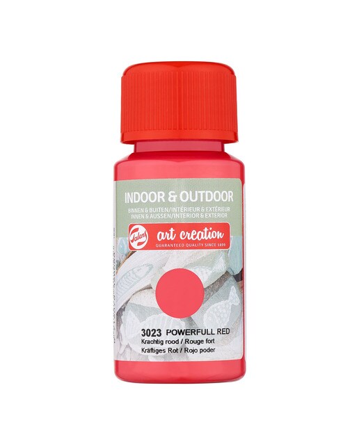 Frasco de Tinta para Interior e Exterior de 50 ml - Vermelho Poder Vermelho-1