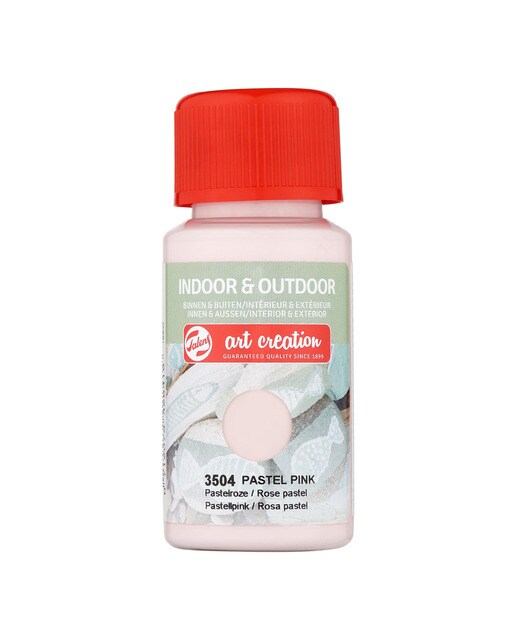 Frasco de Tinta para Interior e Exterior de 50 ml - Rosa Pastel Rosa-pastel-1